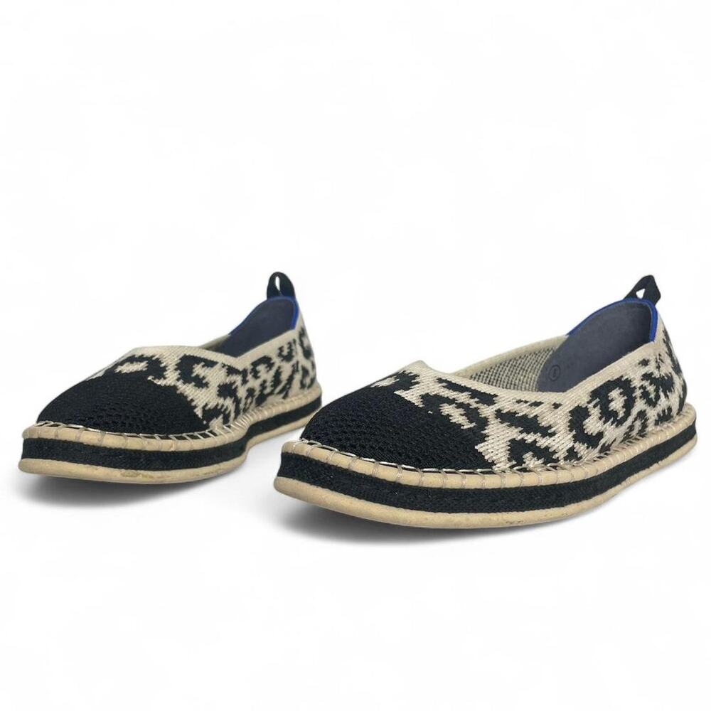 Rothy's Women’s The Espadrille Sandy Cat Natural Hemp Knit Slip On Flats Size 8